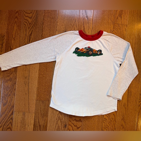 Hanna Andersson, Sueded Jersey Baseball Tee, size 8 - Picture 2 of 4